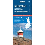 Kustavi Naantali Uusikaupunki Sjö- & Kustkarta